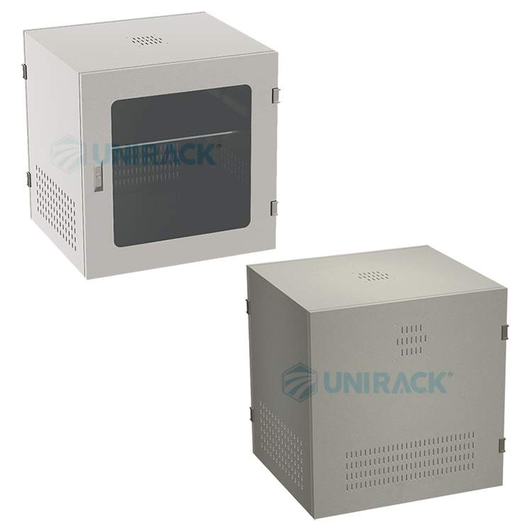 tủ rack, tủ mạng 10U D500MK màu trắng 2 mặt trước sau