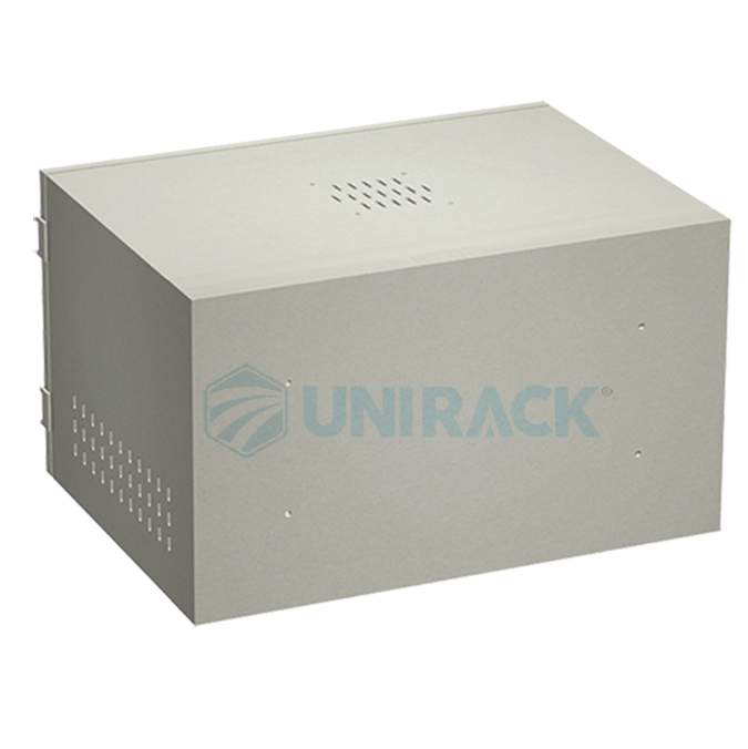 tủ mạng 6u sâu 400 MK trắng mặt sau
