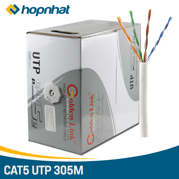 cáp mạng Cat5e UTP Golden Link