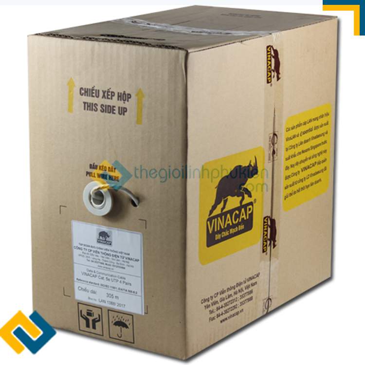 Thùng cáp mạng Vinacap Cat5