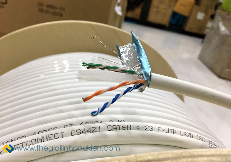 Cáp mạng Cat6A chống nhiễu