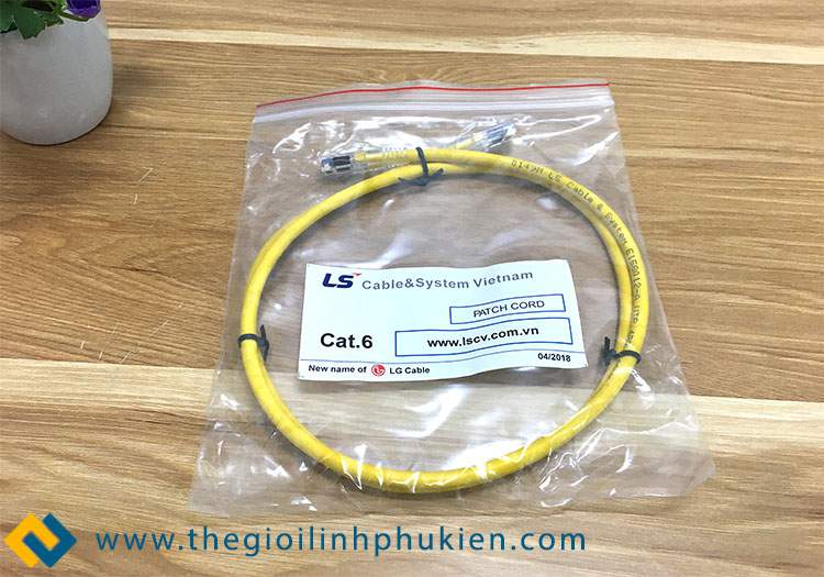 Dây nhảy cáp mạng LS CAT6 chính hãng