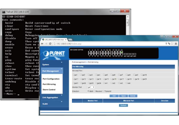 Giao diện quản lý thân thiện tiện lợi cho người sử d ụng