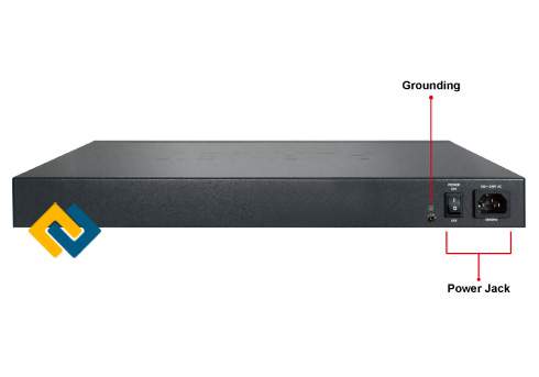 Thông tin ở mặt sau của Switch