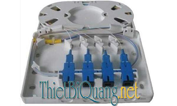 Hộp phối quang ODF 4FO đầy đủ phụ kiện