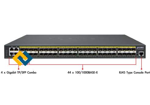 Thông tin ở mặt trước của Switch
