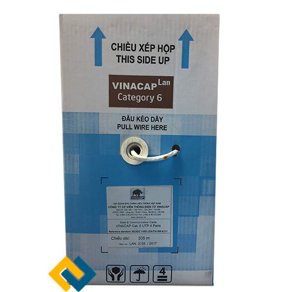 Thông tin in trên vỏ hộp cáp mạng